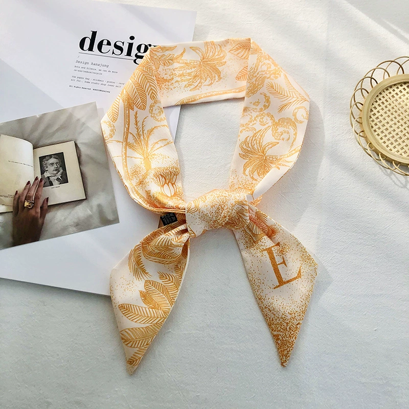 Letter Print Twilly Scarf view 10