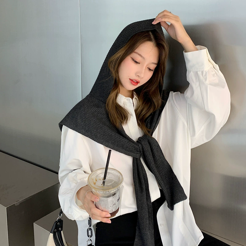 Wool Hooded Shawl view 8