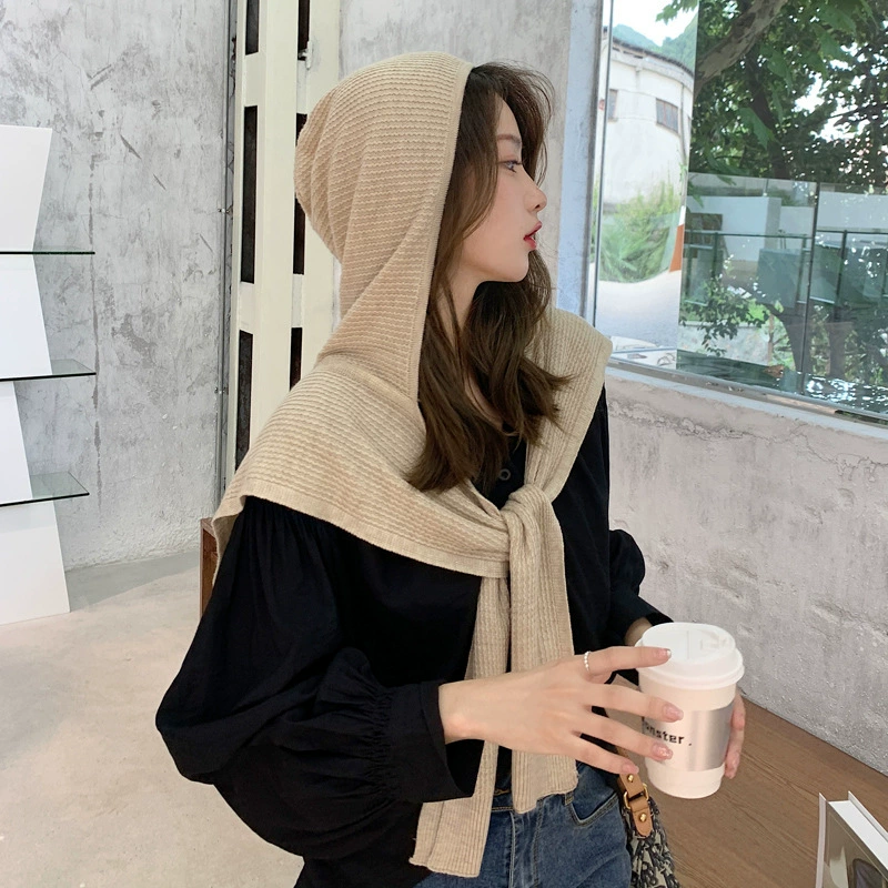 Wool Hooded Shawl view 10