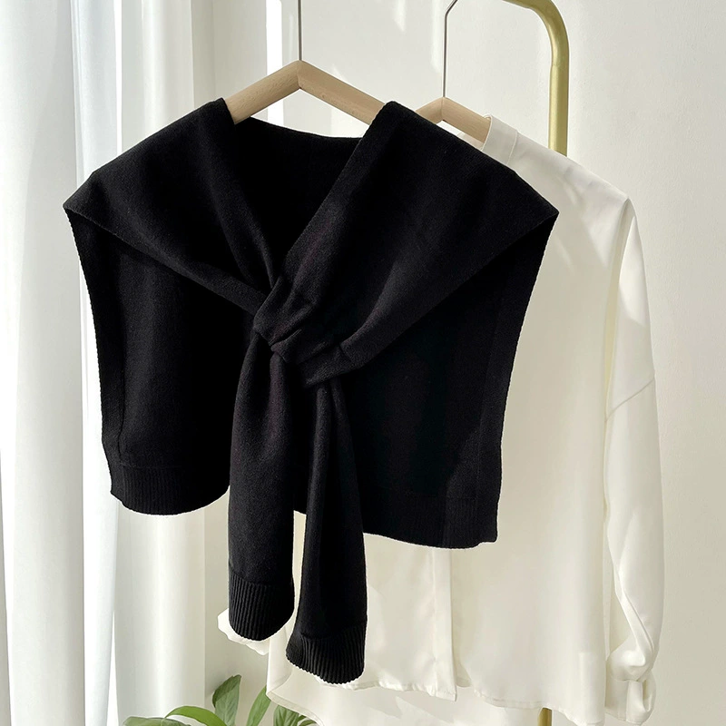 Knitted Shawl Wrap view 8