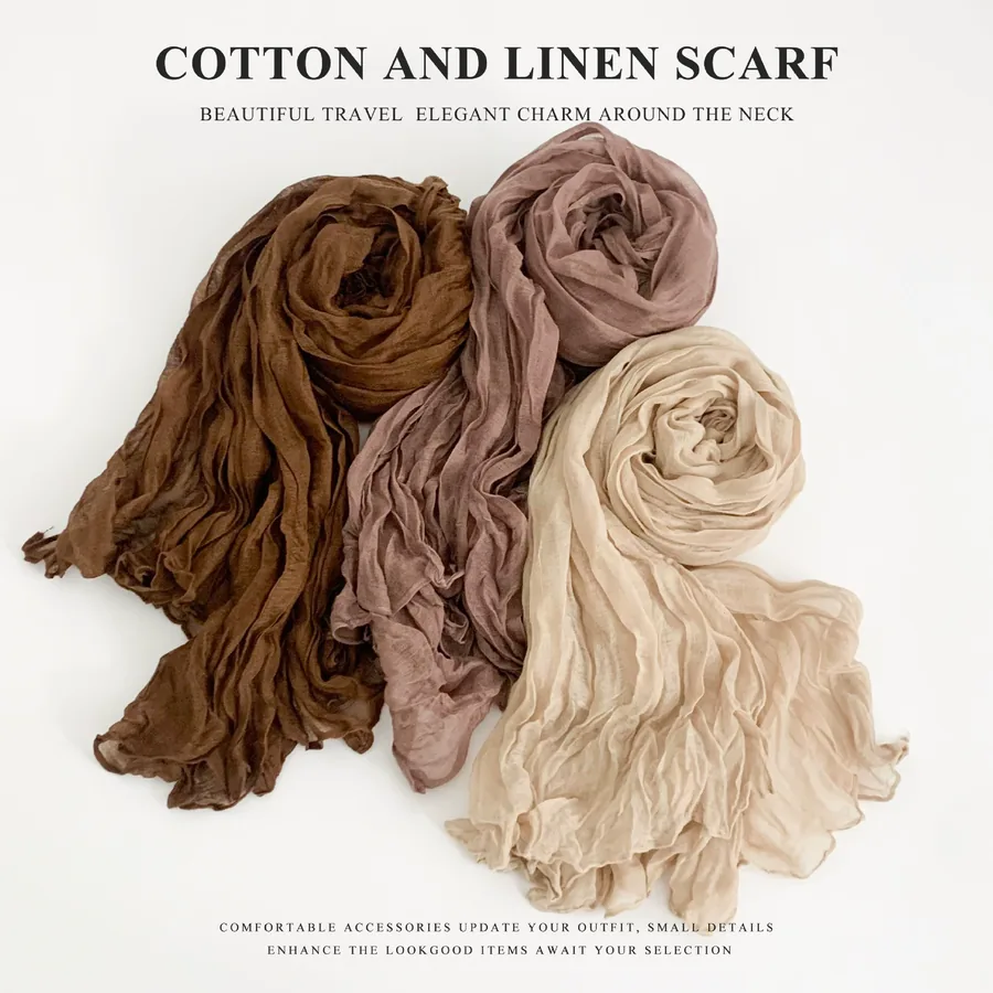 Cotton Linen Shawl