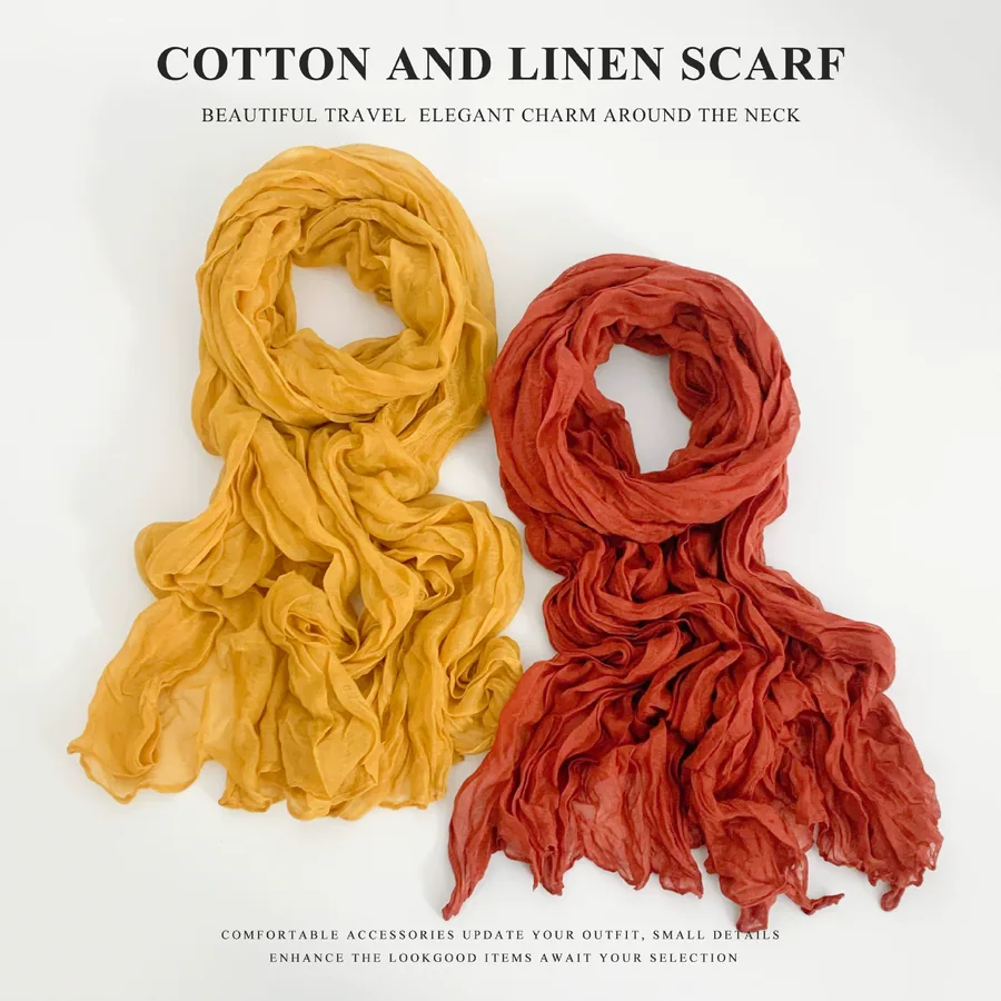 Cotton Linen Shawl view 2