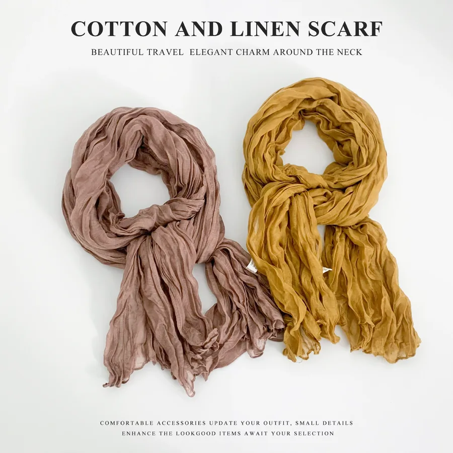 Cotton Linen Shawl view 3