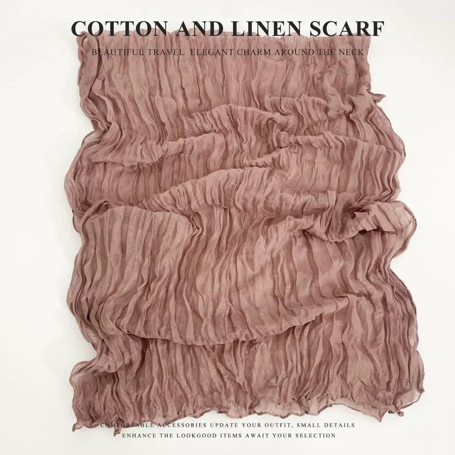 Cotton Linen Shawl view 4