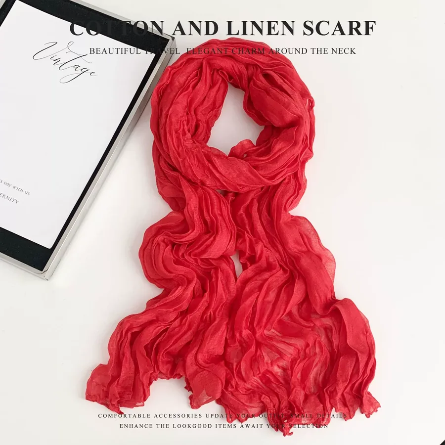 Cotton Linen Shawl view 6