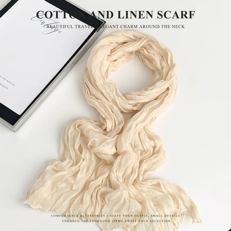 Cotton Linen Shawl view 7