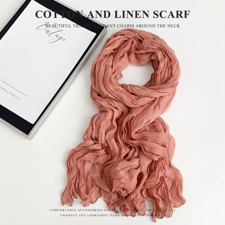 Cotton Linen Shawl view 8