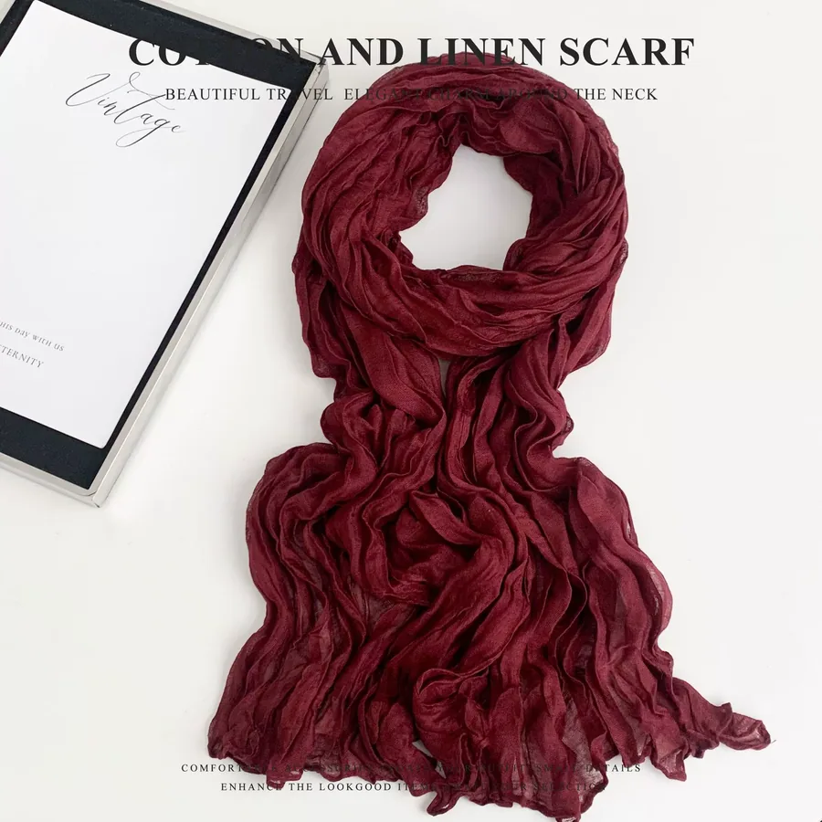 Cotton Linen Shawl view 10