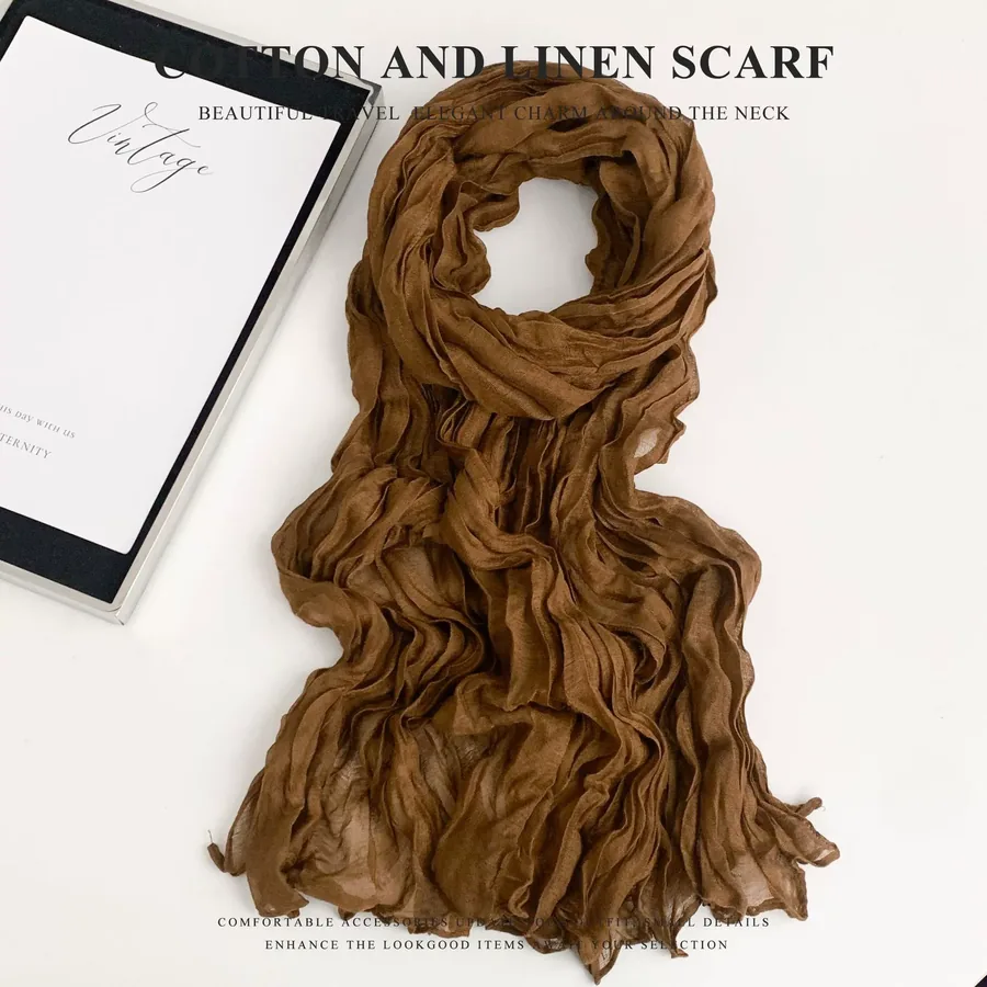 Cotton Linen Shawl view 11