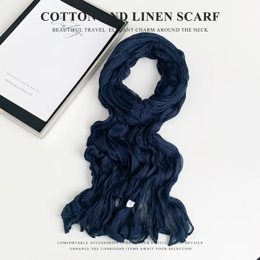 Cotton Linen Shawl view 12
