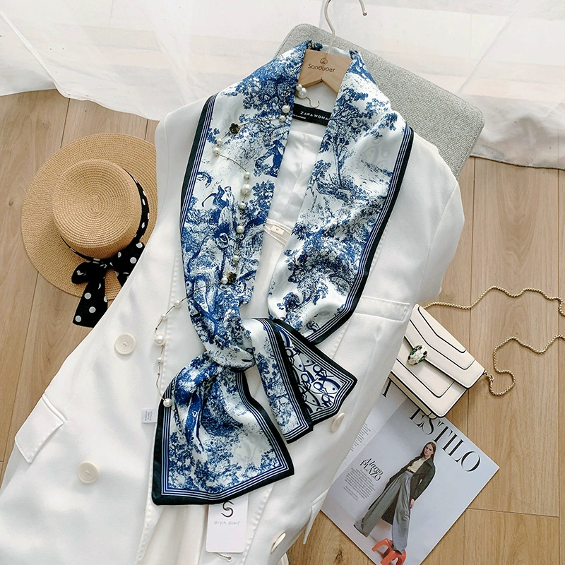 Double-Layer Long Twilly Scarf