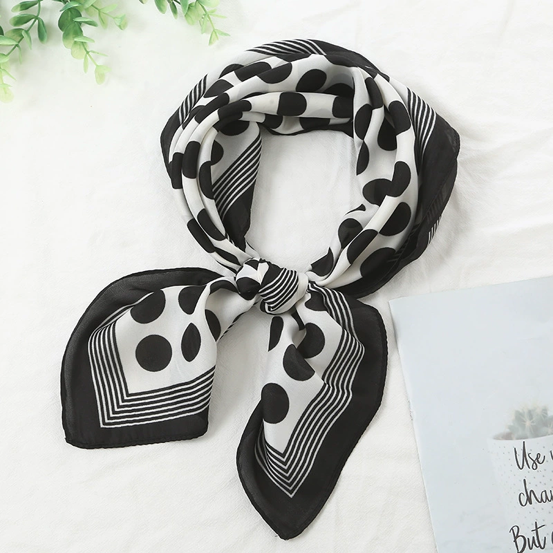 Striped Square Scarf view 3
