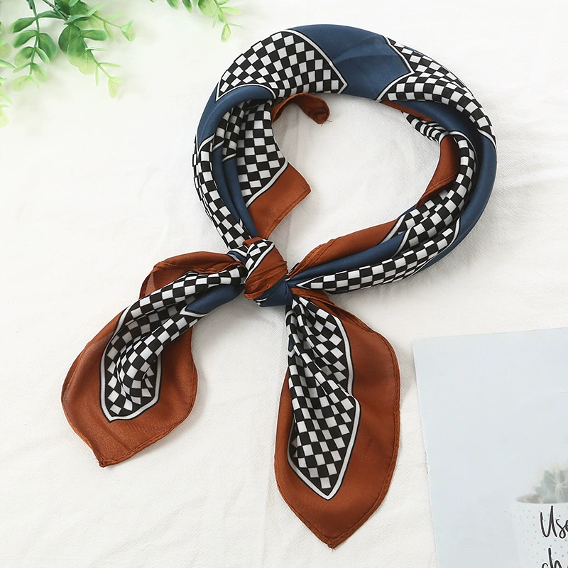 Striped Square Scarf view 4