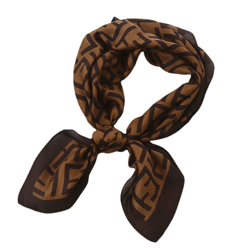 Striped Square Scarf view 5