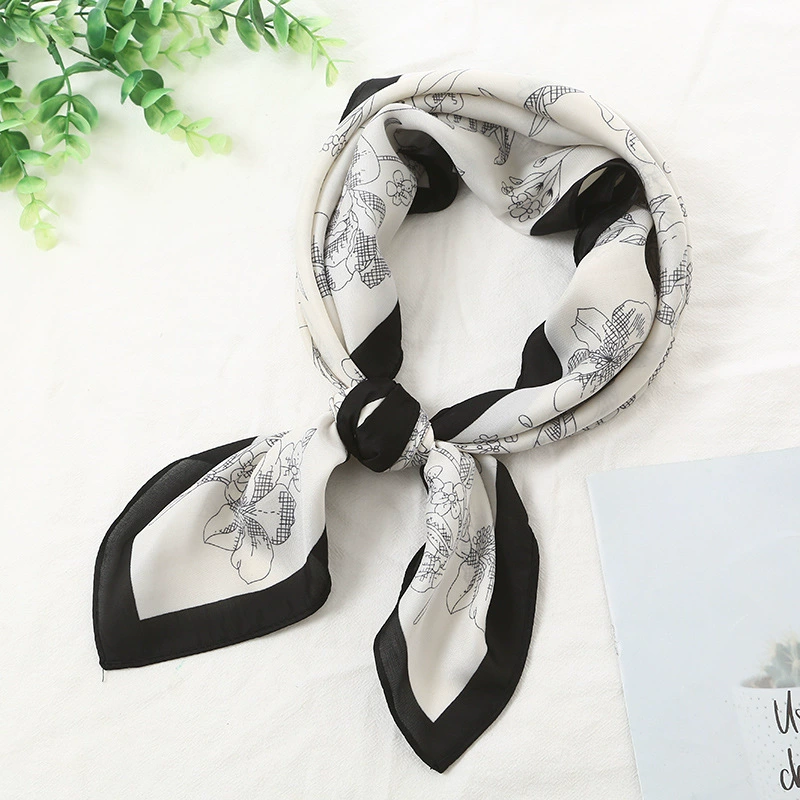 Striped Square Scarf view 8