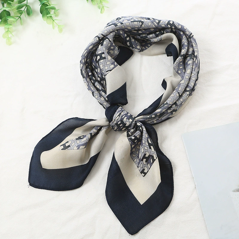 Striped Square Scarf view 9