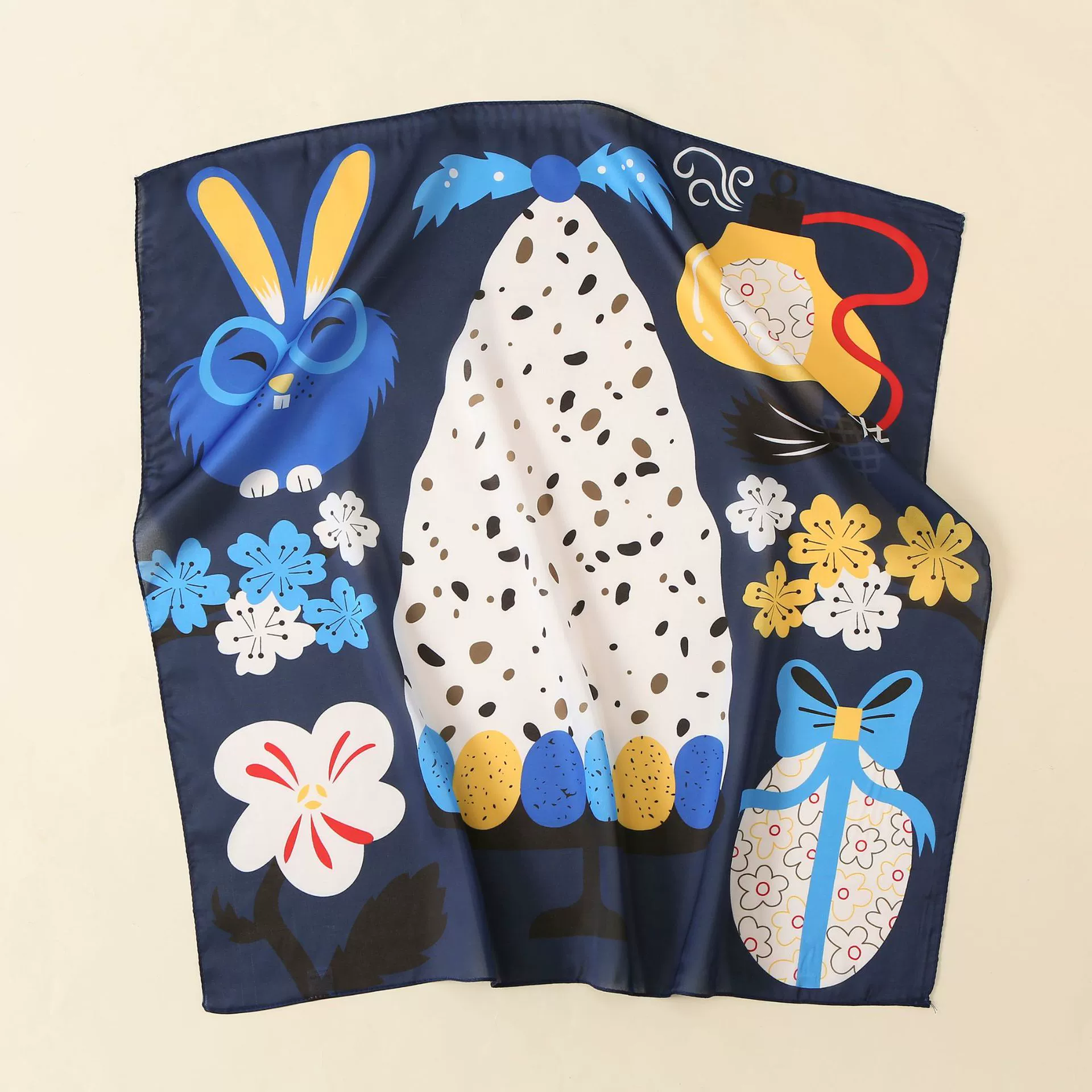 58cm Cartoon Print Square Scarf view 2
