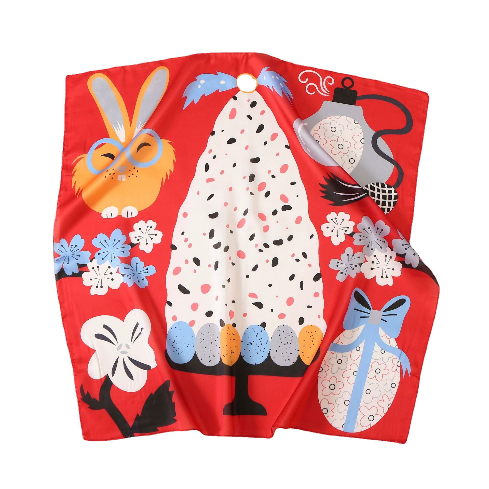 58cm Cartoon Print Square Scarf view 5