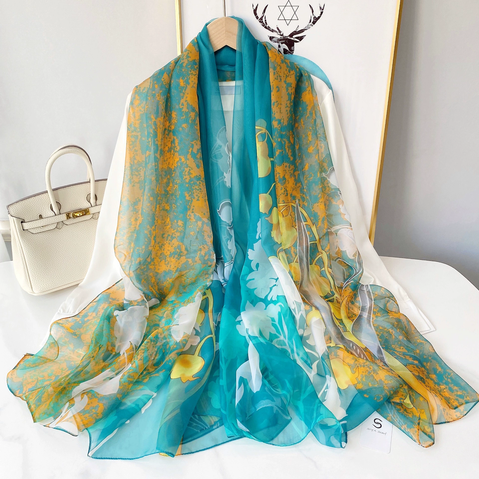 Sheer Summer Shawl Wrap view 2