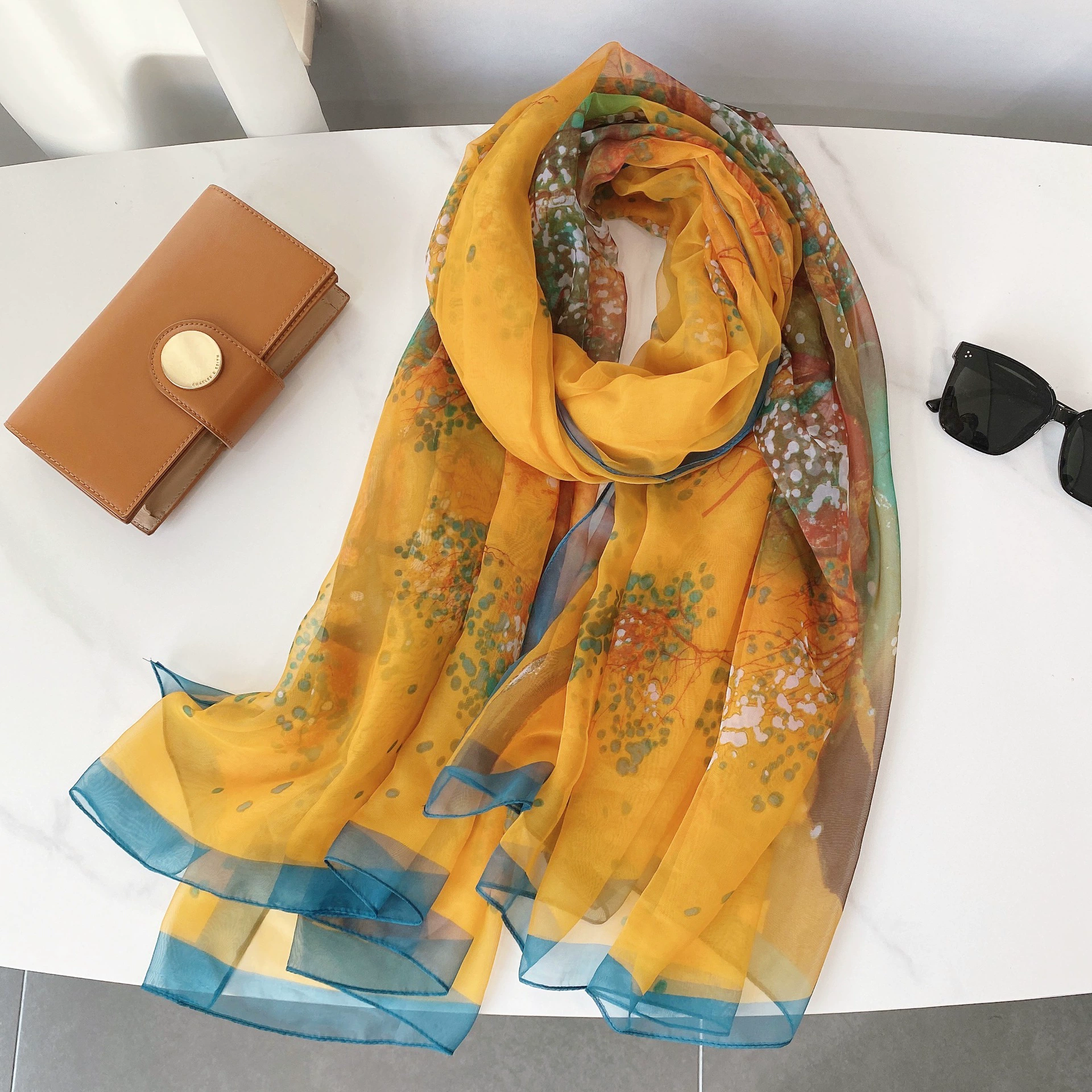 Sheer Summer Shawl Wrap view 4