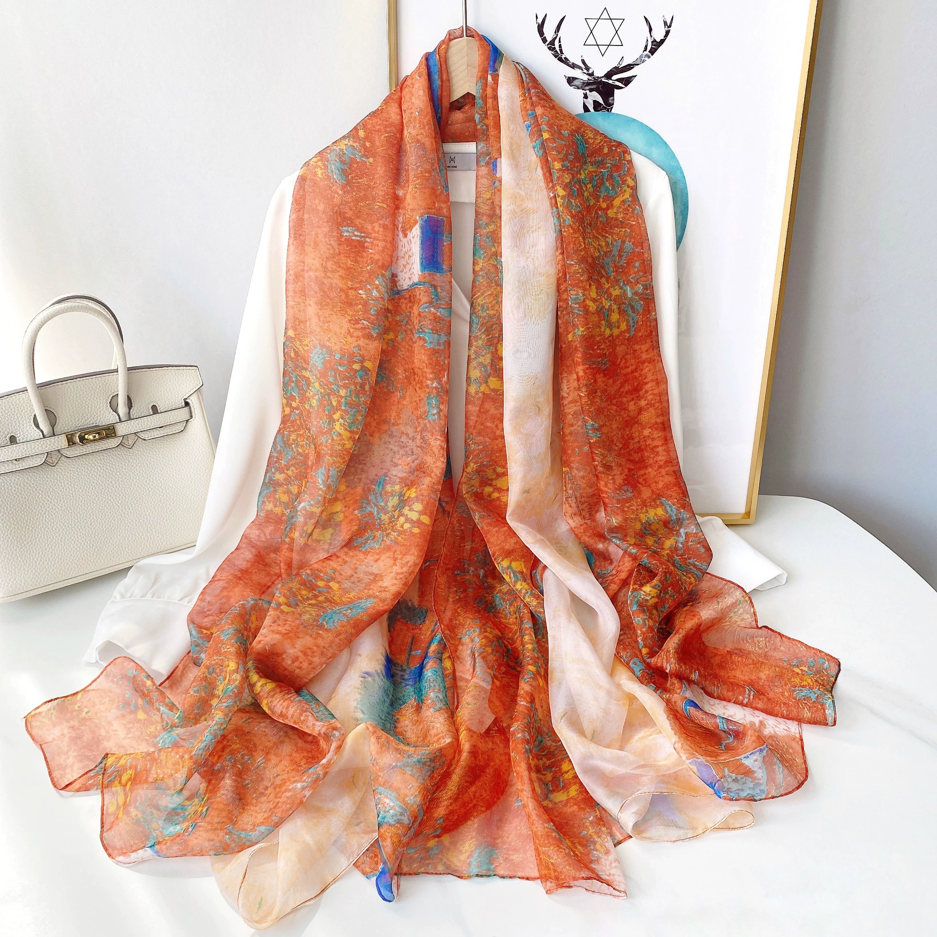 Sheer Summer Shawl Wrap view 8