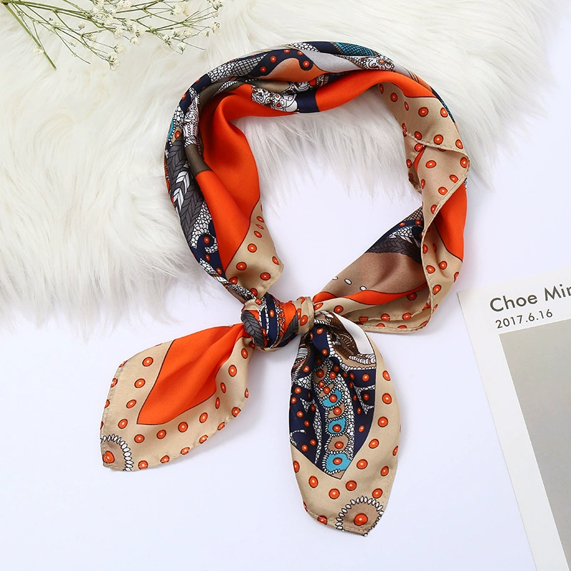 Striped Square Scarf view 4
