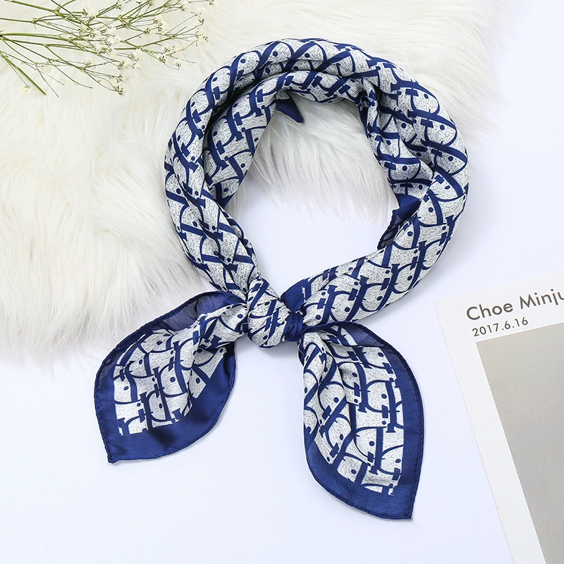 Striped Square Scarf view 6