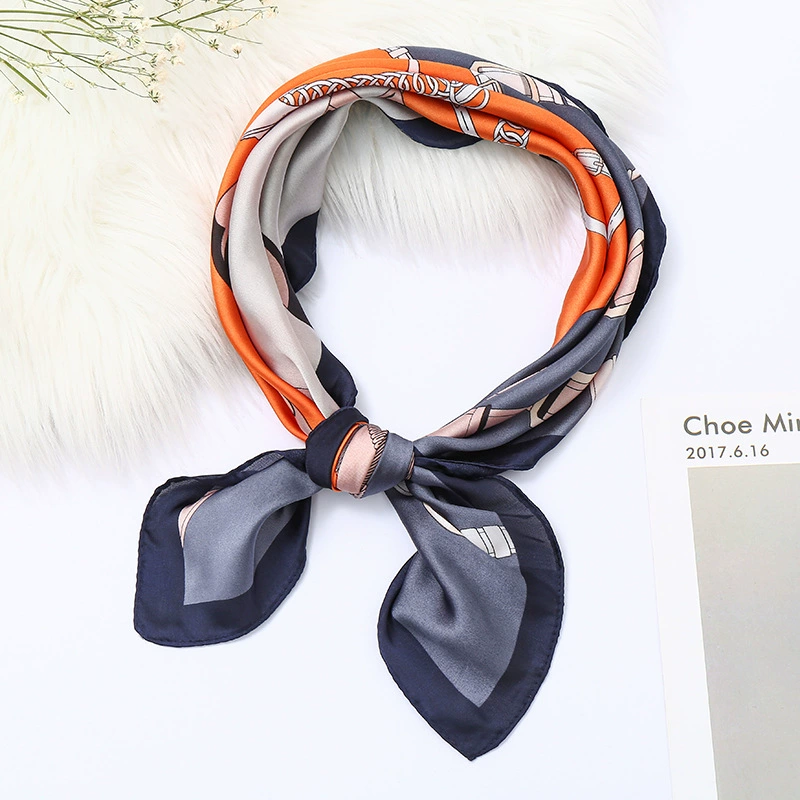 Striped Square Scarf view 8