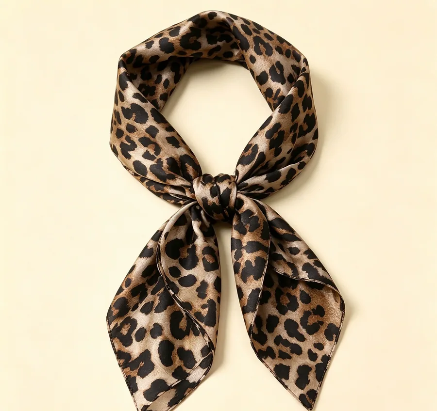 Striped Square Scarf view 11