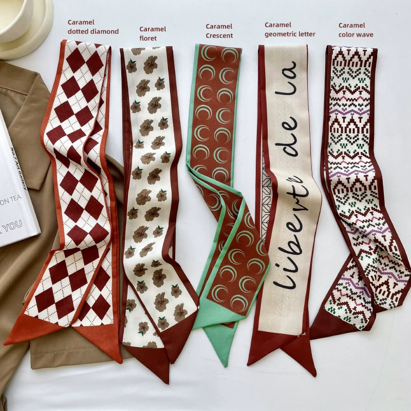 Geometric Twilly Scarf