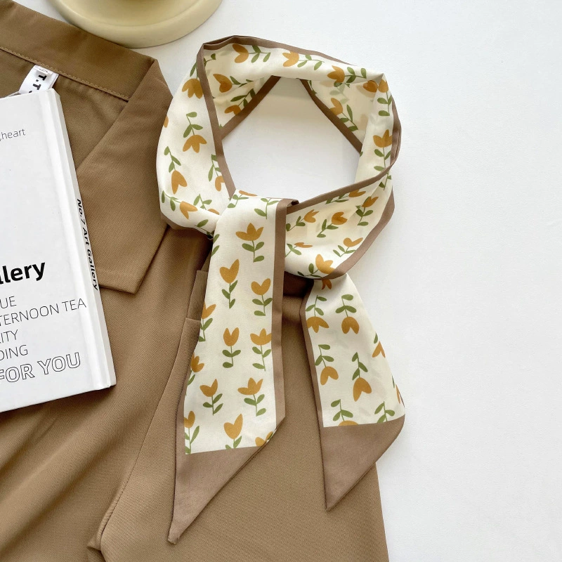 Nude Print Twilly Scarf view 4