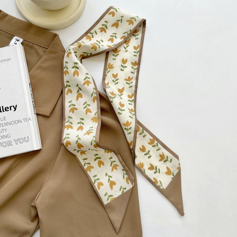 Nude Print Twilly Scarf view 7