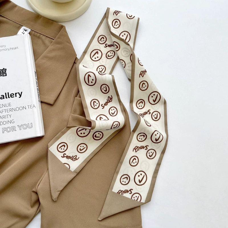 Nude Print Twilly Scarf view 9