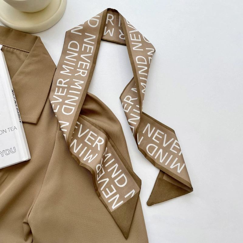 Nude Print Twilly Scarf view 10