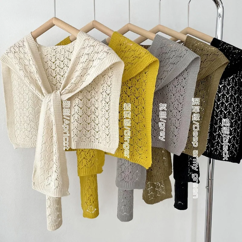 Knitted Capelet Shawl