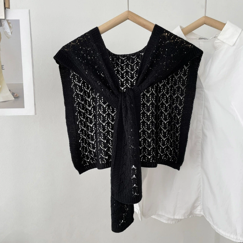 Knitted Capelet Shawl view 6