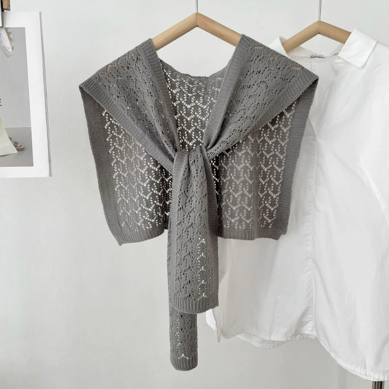 Knitted Capelet Shawl view 7