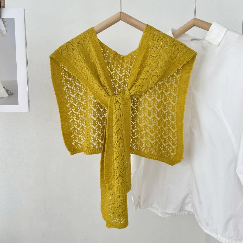 Knitted Capelet Shawl view 8