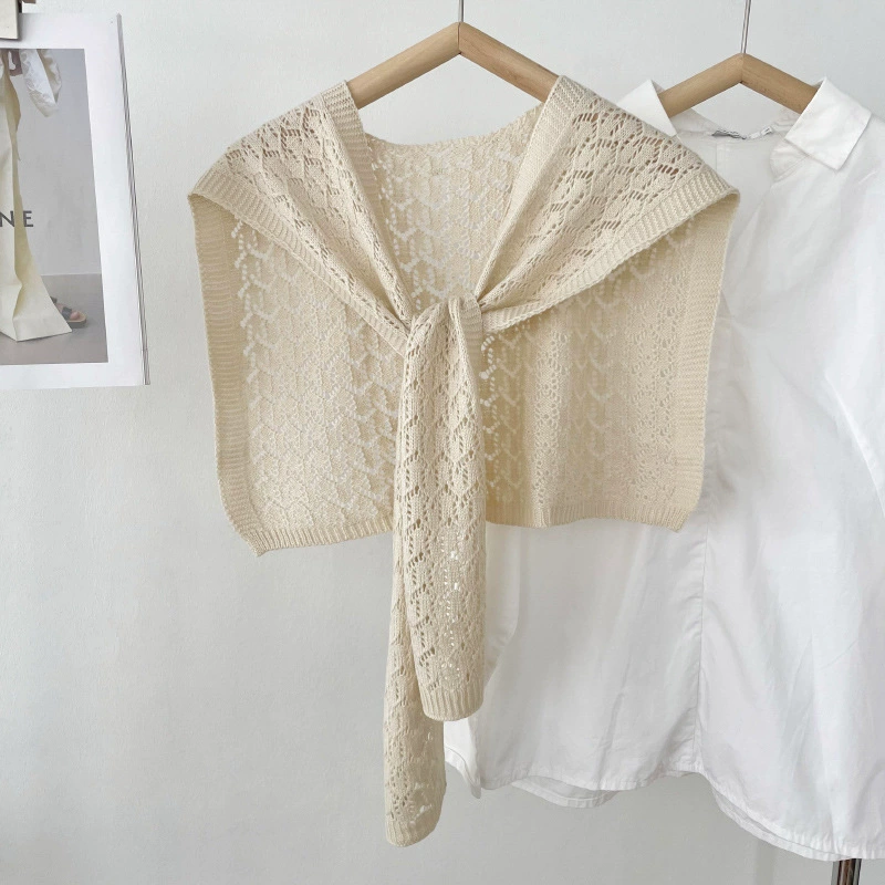 Knitted Capelet Shawl view 9
