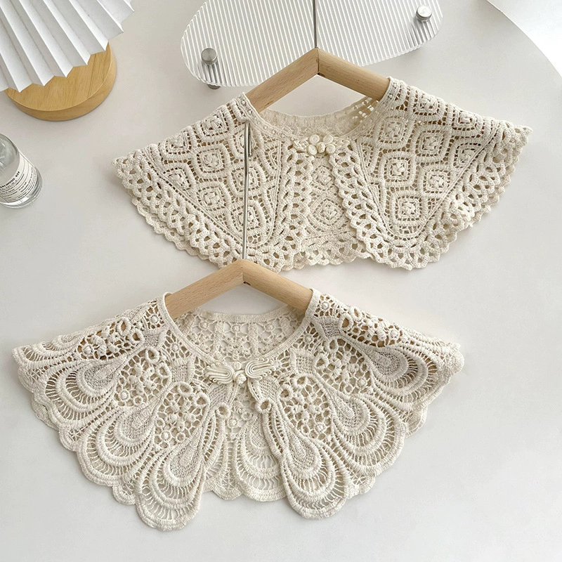 Lace Crochet Capelet view 2