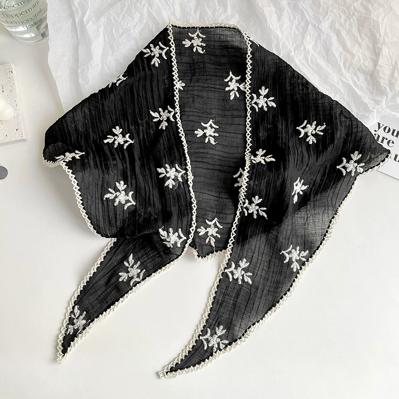 Lace Triangle Scarf view 6