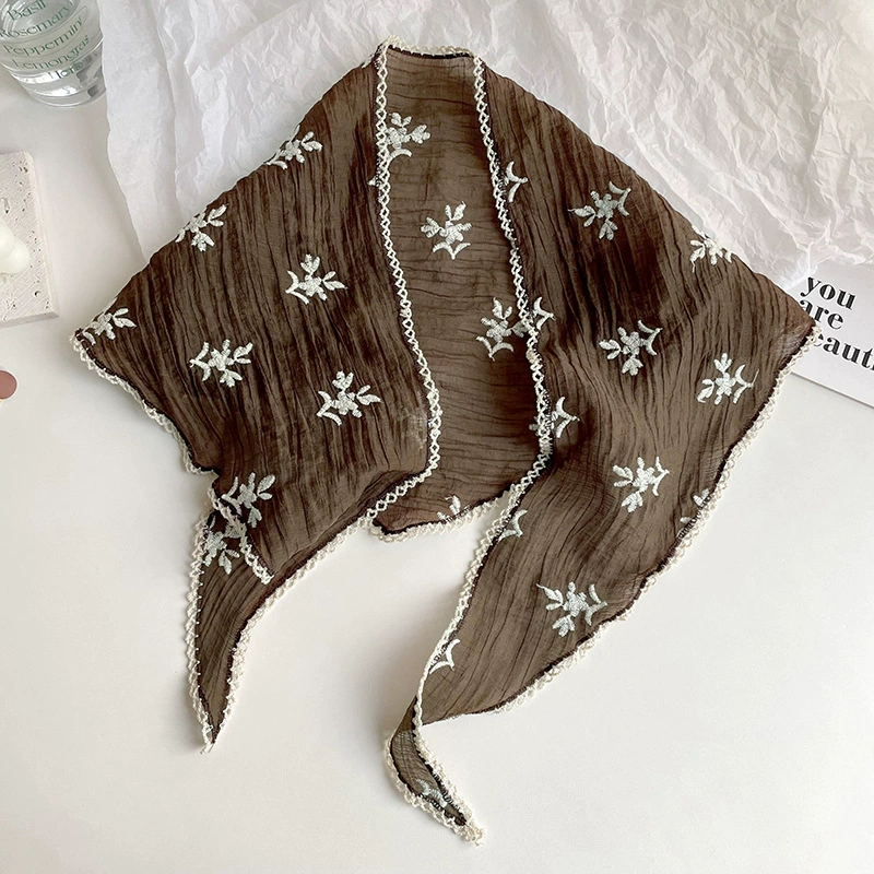 Lace Triangle Scarf view 7
