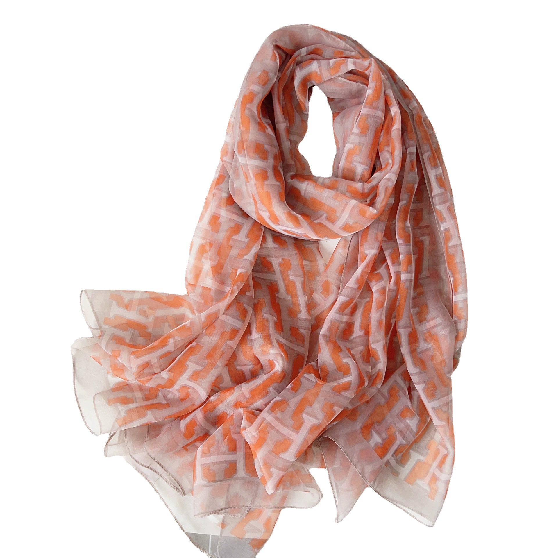 Sheer Long Beach Scarf Wrap view 5