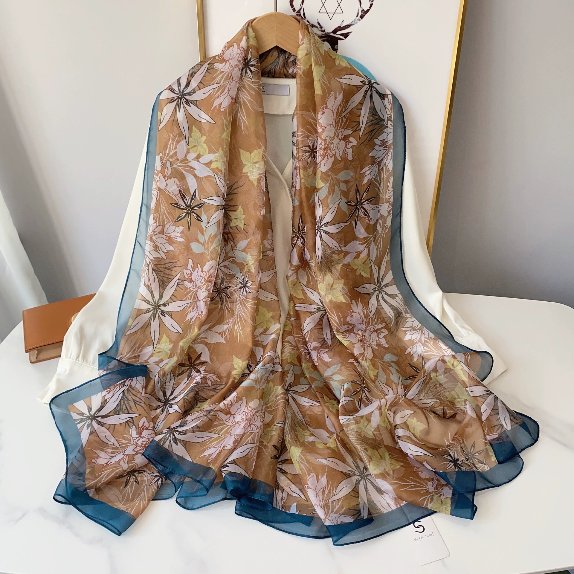 Sheer Long Beach Scarf Wrap view 11