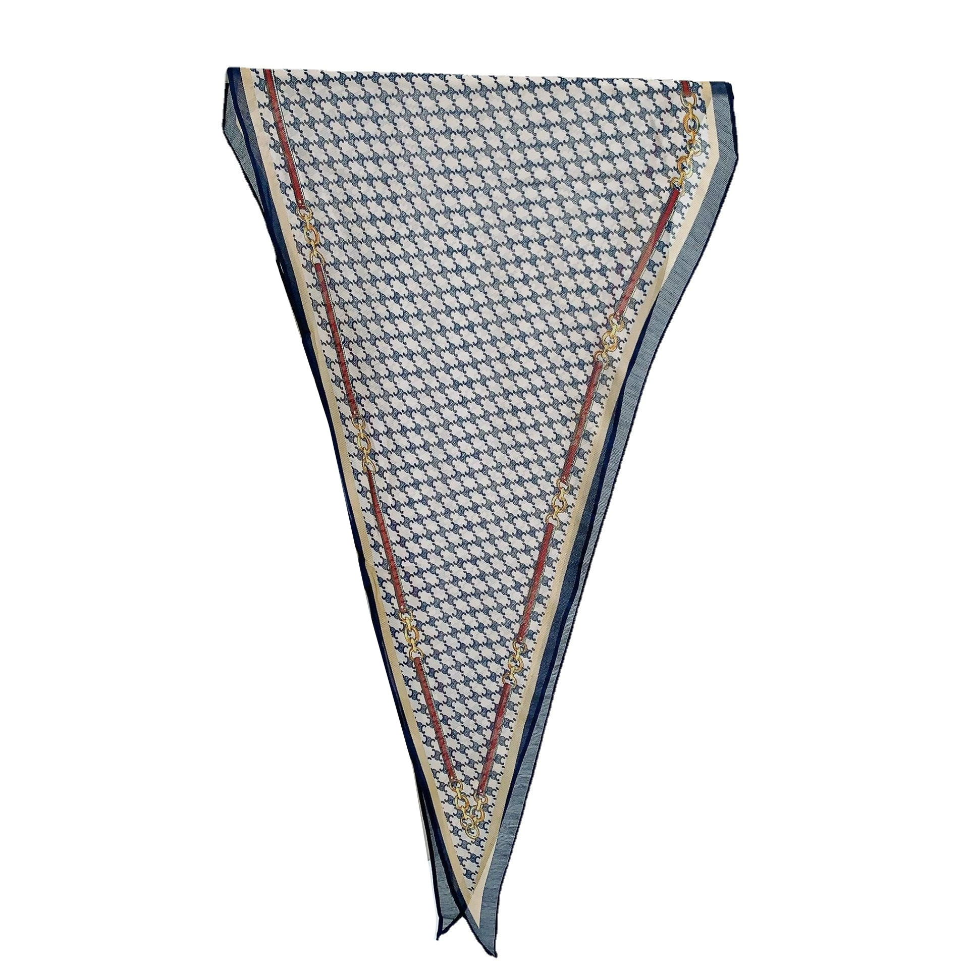 Sheer Diamond Neck Scarf view 5