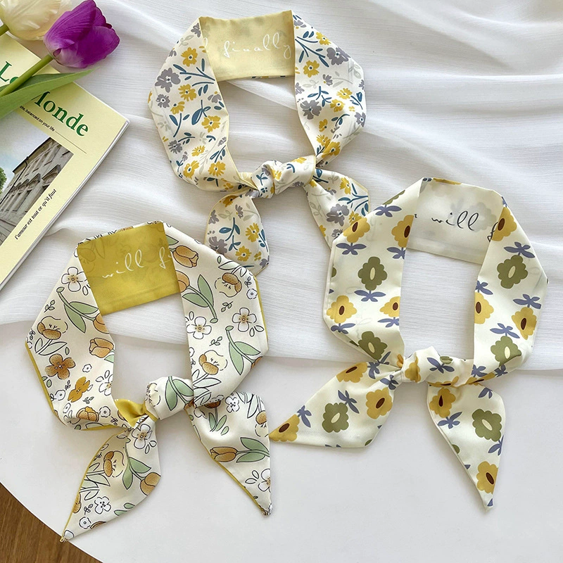 Yellow Twilly Scarf view 2