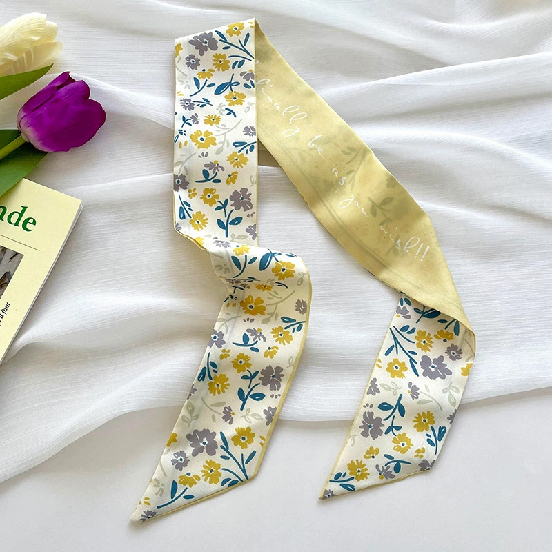 Yellow Twilly Scarf view 3