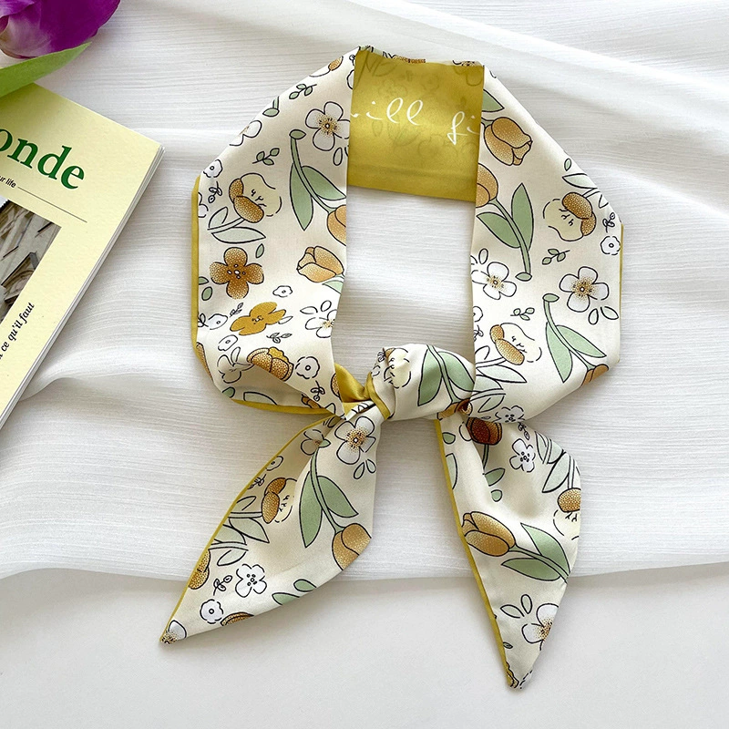 Yellow Twilly Scarf view 4