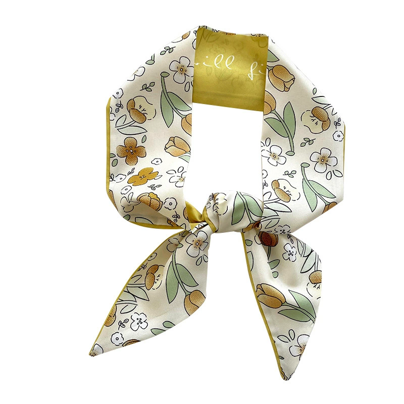 Yellow Twilly Scarf view 5