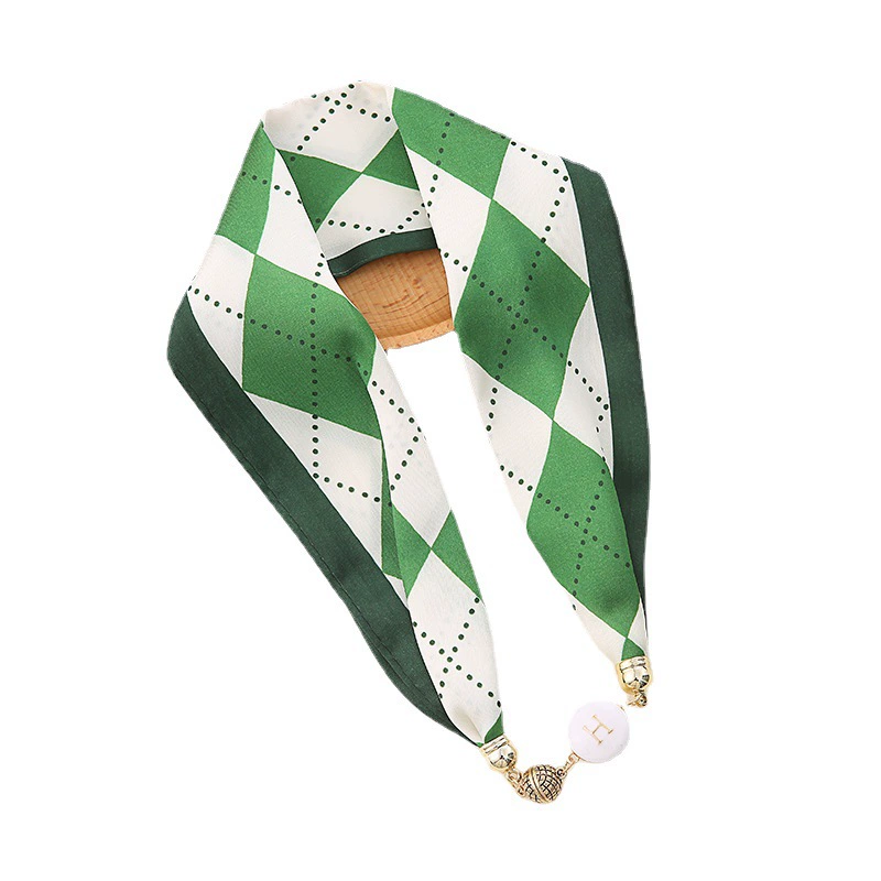 Magnetic Pearl Necklace Scarf for Women view 5